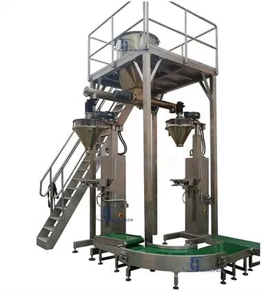 Poedervulmachine voor zakken van 25 kg